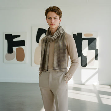 Élan Classique – Écharpe Pashmina Fait Main par Maison Élégance