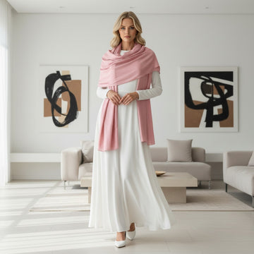 Essence de Couleur – Pashmina Pur Fait Main par Maison Élégance