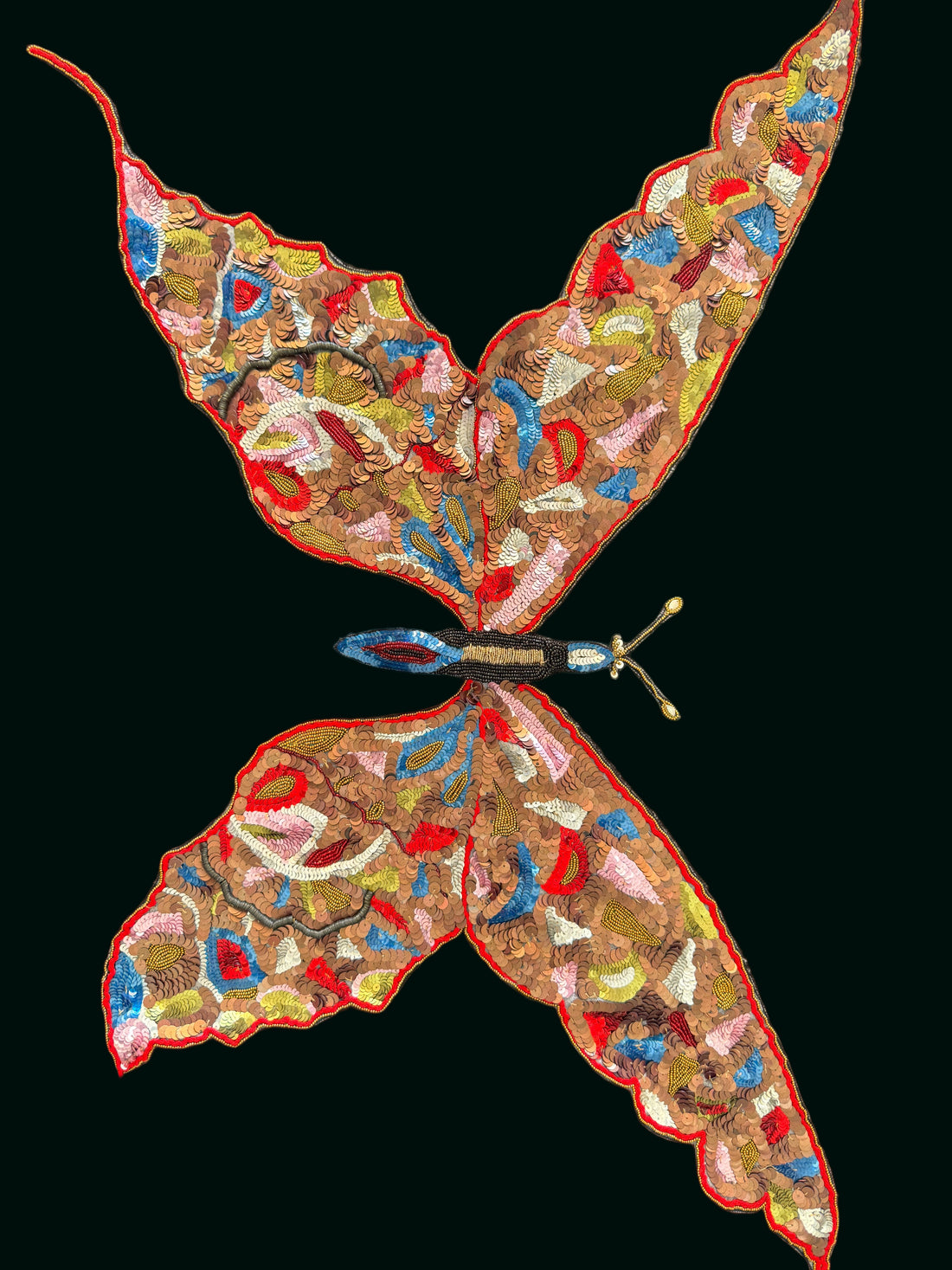 Papillon d’Art – Pashmina Exclusif Fait Mainpar Maison Élégance